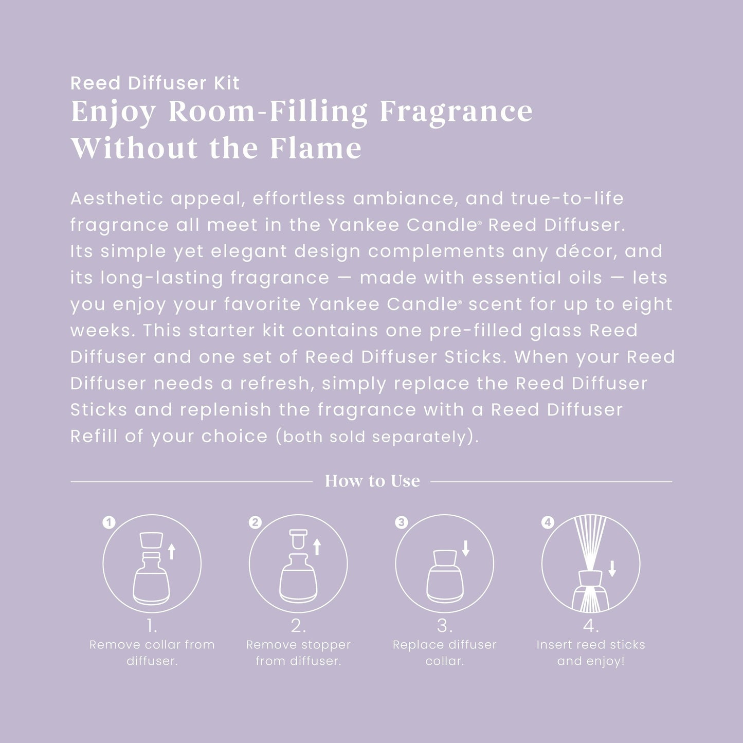 Lemon Lavender Reed Diffuser Kit